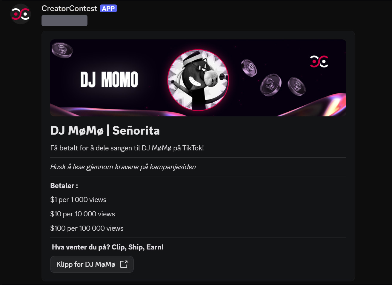 Discord-kampanje etter rebrand