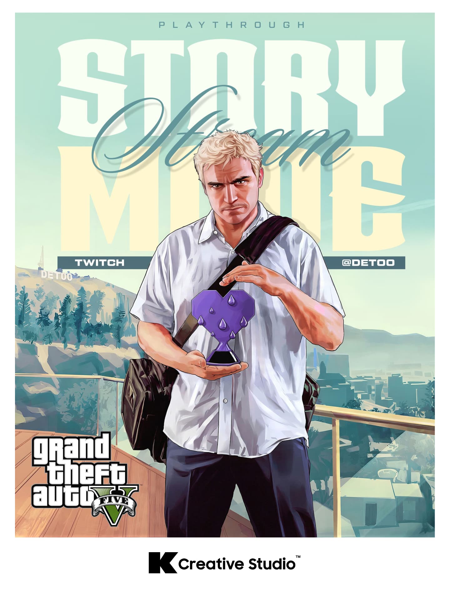 Story Mode Stream - GTA V stream-poster for Detoo